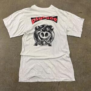 Vintage 90s Pigface Industrial Rock Band Shirt Size Large